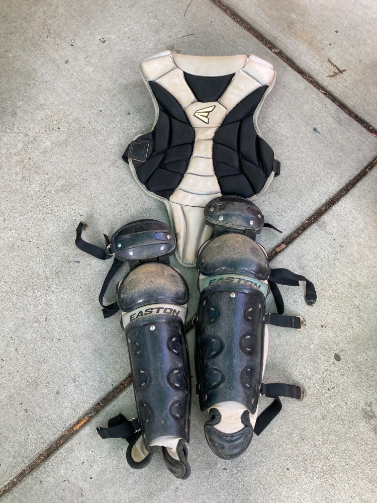 Used Easton Youth Catcher's Set (Chest Protector & Shin Guards)