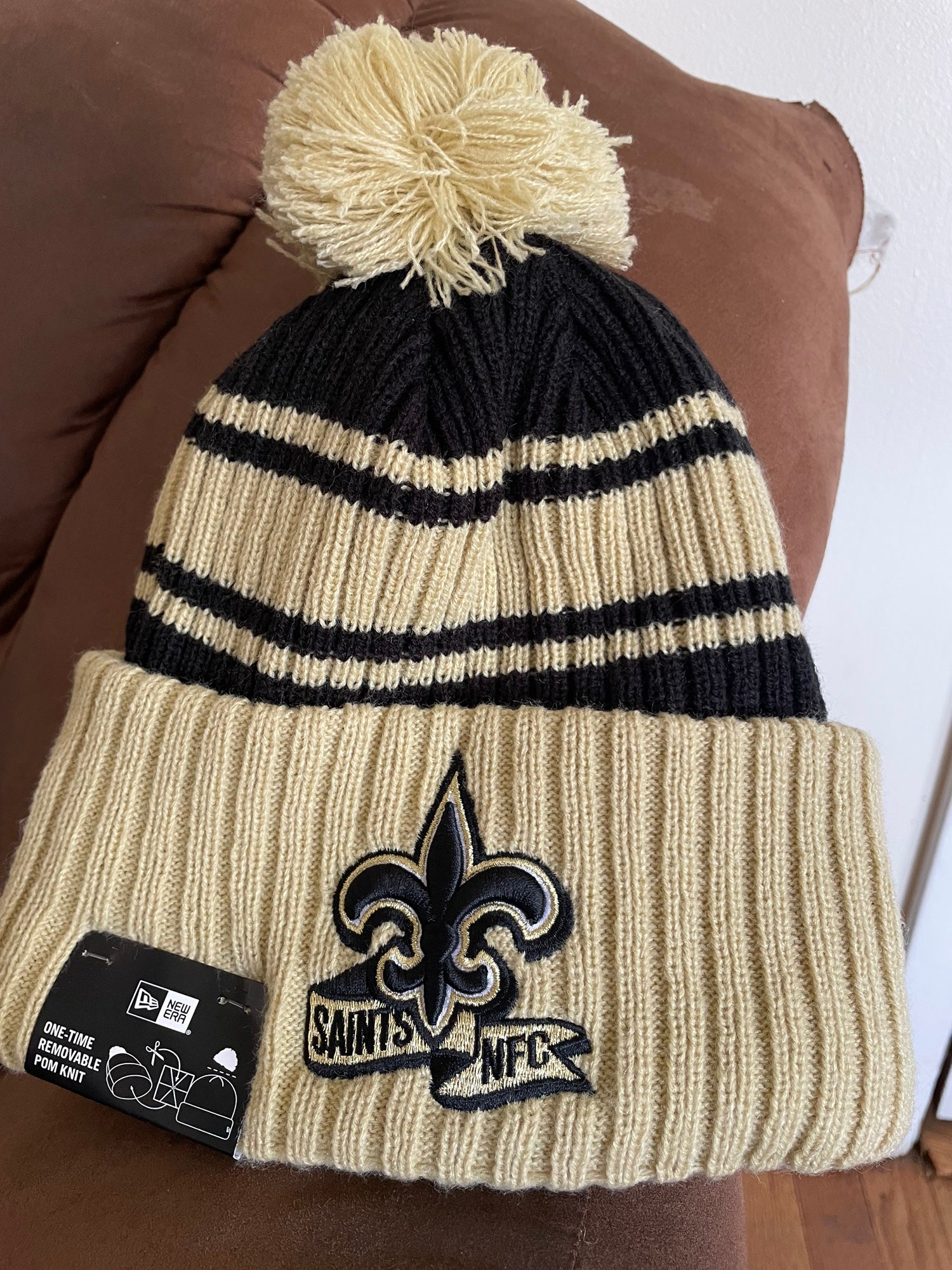 New Orleans Saints New Era NFL 2022 On Field Sideline Sport Knit