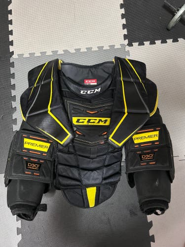 Used Small CCM  Premier Pro Goalie Chest Protector