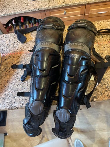 Used All Star System 7 Catcher's Adult Leg Guard