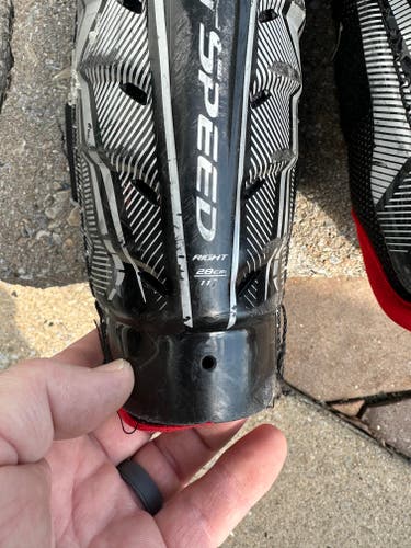 Used CCM JetSpeed FT350 Shin Pads