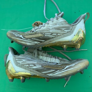 Gold Adult Used Men's Men's 10.0 (W 11.0) Molded Adidas Adizero Cleat Height Footwear