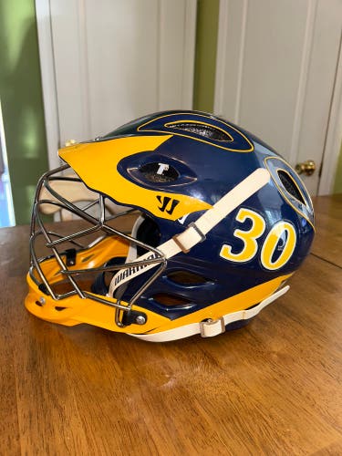 Warrior T2 Drexel Lacrosse Helmet