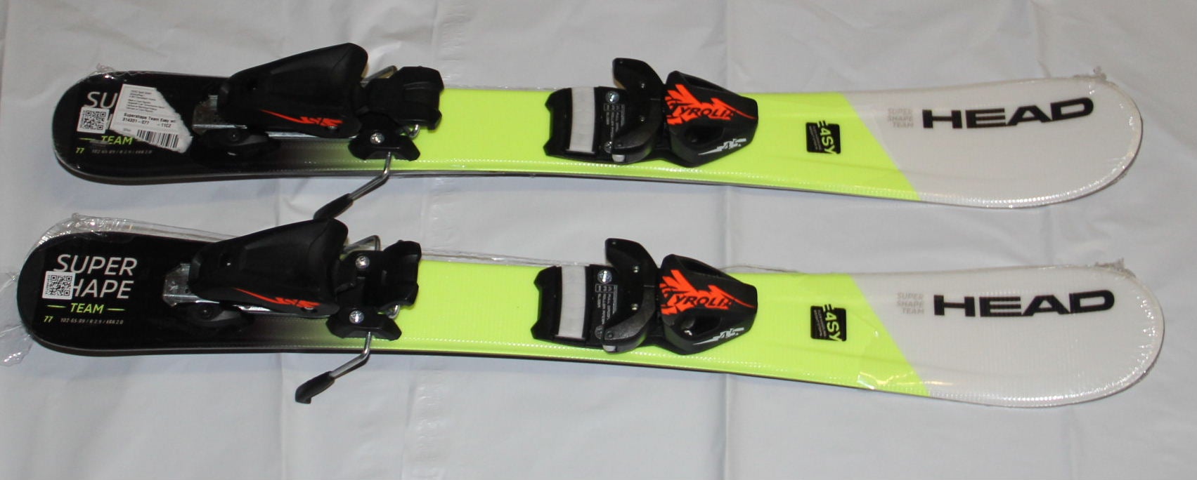 NEW 2023 77 cm NEW  HEAD Supershape team Easy kids skis 77cm + adjustable bindings SX4.5