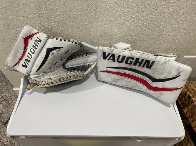 Used Regular Pro Stock Vaughn Glove And blocker set