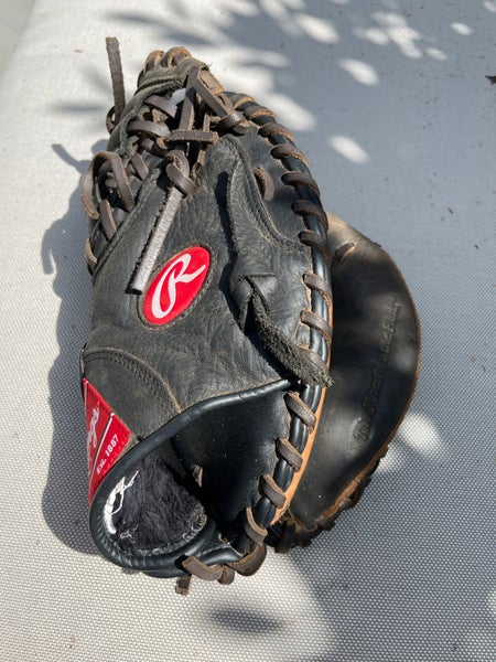 Used Right Hand Throw Rawlings Catcher's Premium Series Baseball Glove 32.5"