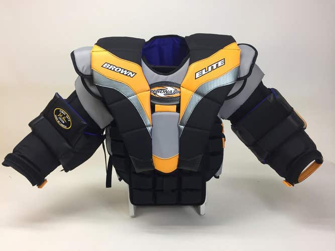 Barely Used Senior Small/Intermediate XL Brown 2275CA Goalie Chest Protector