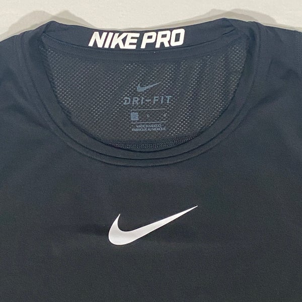 Nike Pro Training baselayer T-shirt in white
