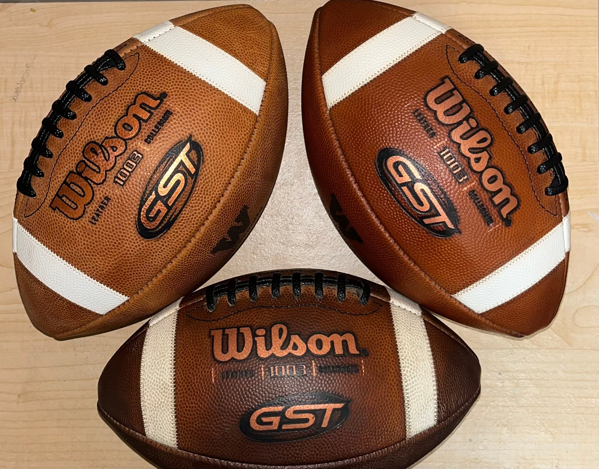 Wilson GST Leather Football