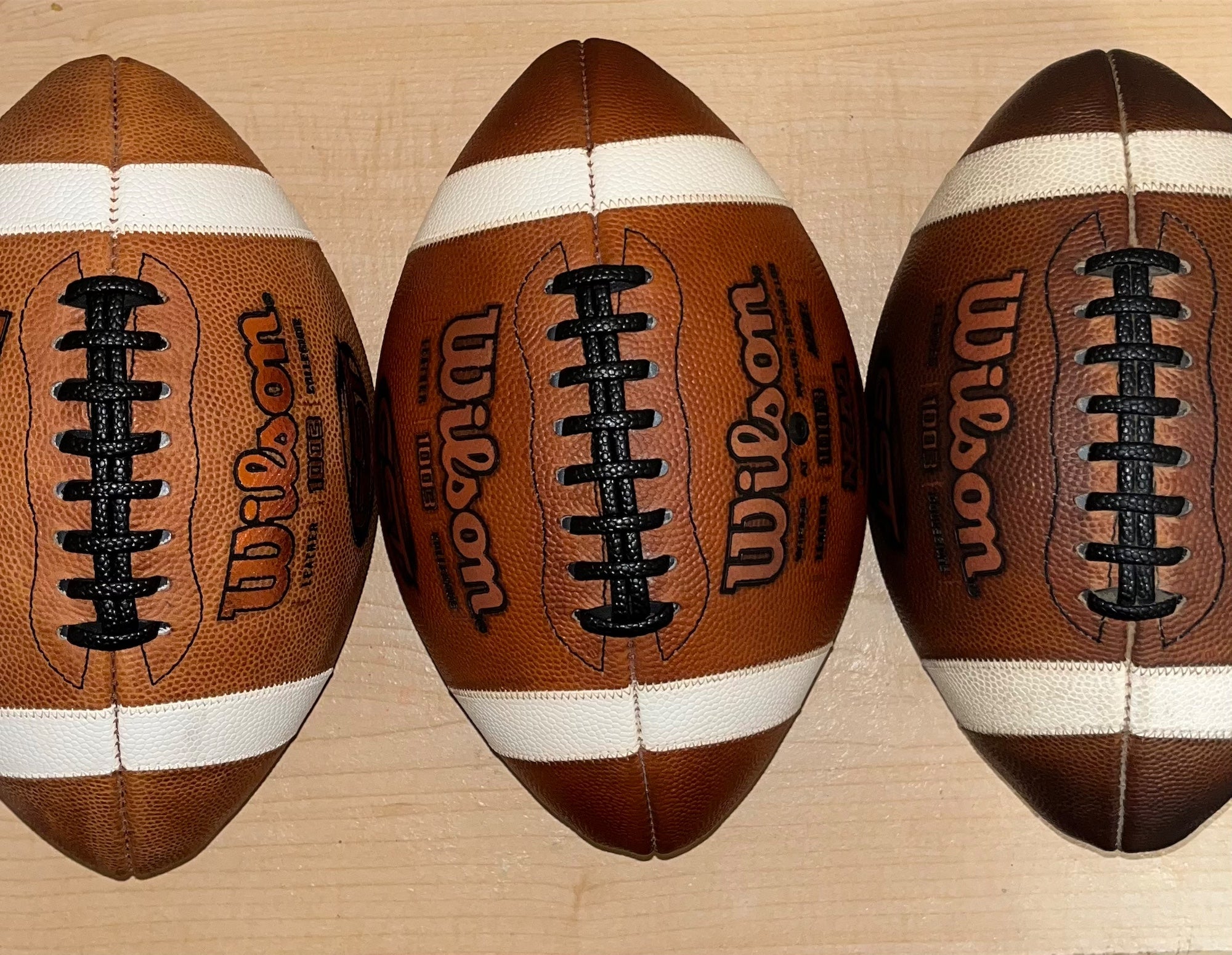 Wilson GST Leather Football