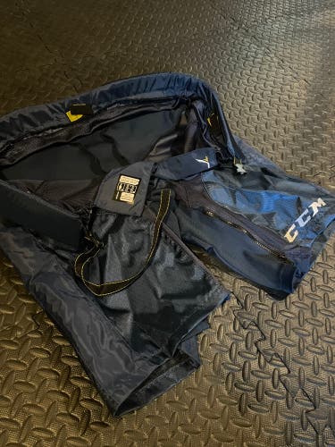 Blue New Large CCM Tacks Pant Shell