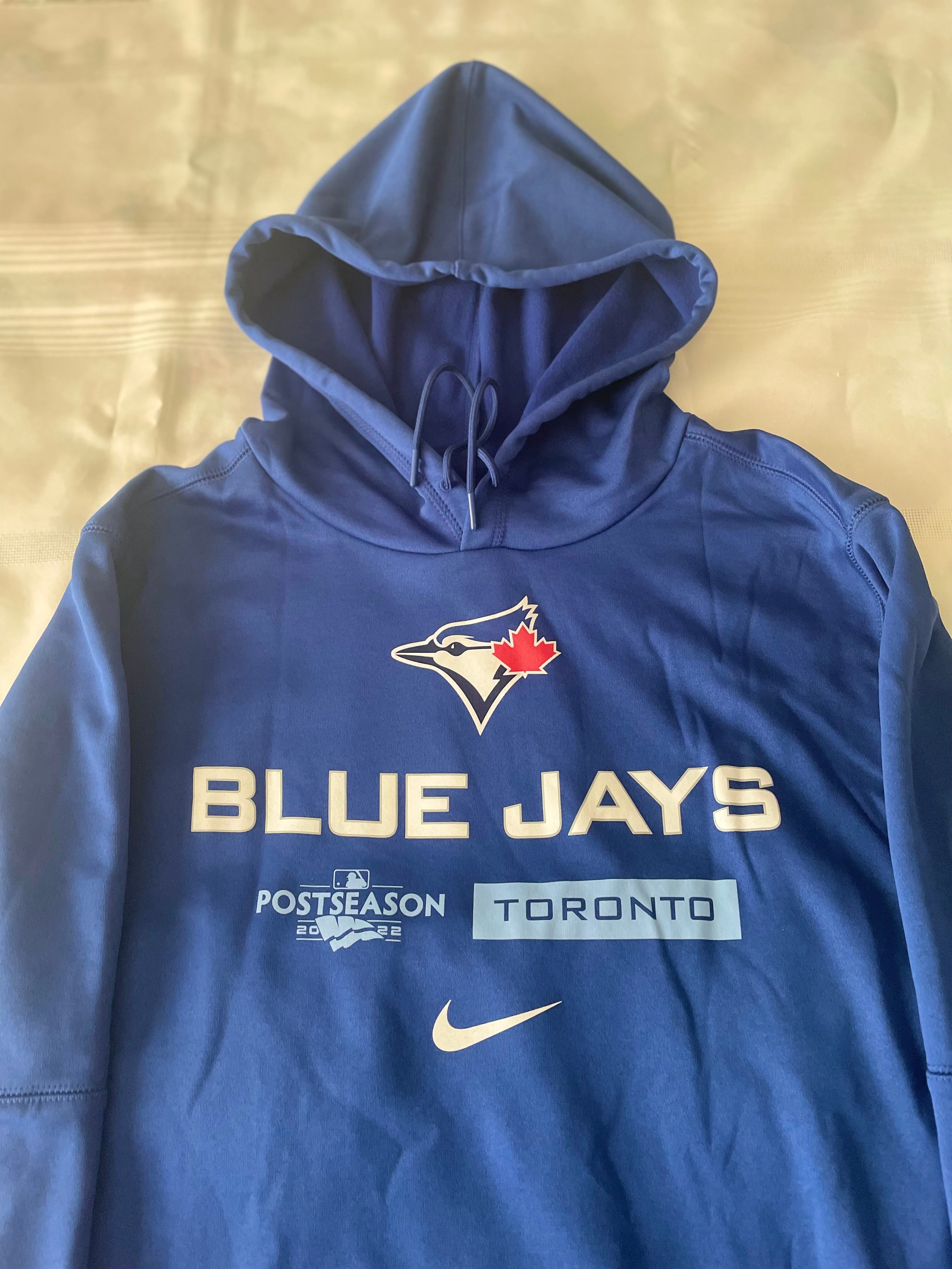 Toronto Blue Jays T-Shirt Mens Small Blue Short Sleeve Pullover Nike Dri Fit