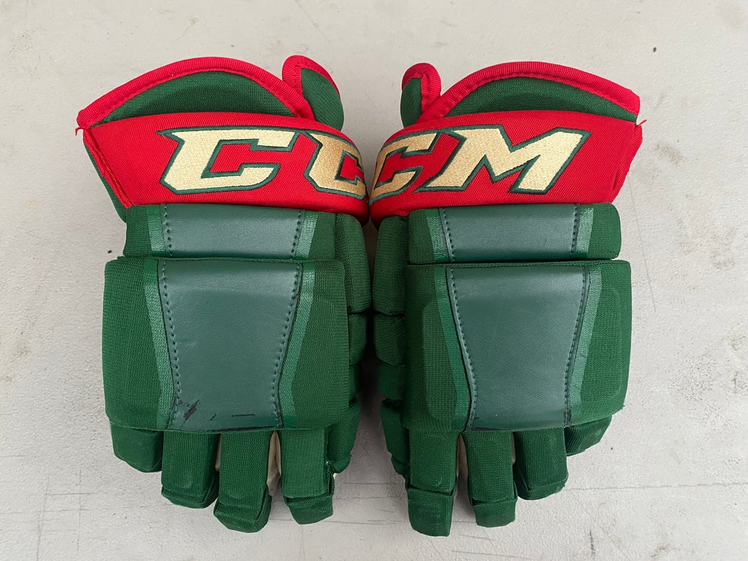 CCM HG97 Pro Stock 14" Hockey Gloves Wild Green 3870