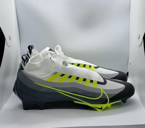 Nike Vapor Edge Pro 360 Football Cleats Black Volt Smoke Grey DQ3670-071 Size 16