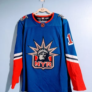 New York Rangers - Reverse Retro 2.0 - Artemi Panarin #10 - New Size 46 Adidas Blue Jersey