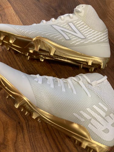 White Men's Size 10.5 (W 11.5) New Balance Lacrosse Cleats