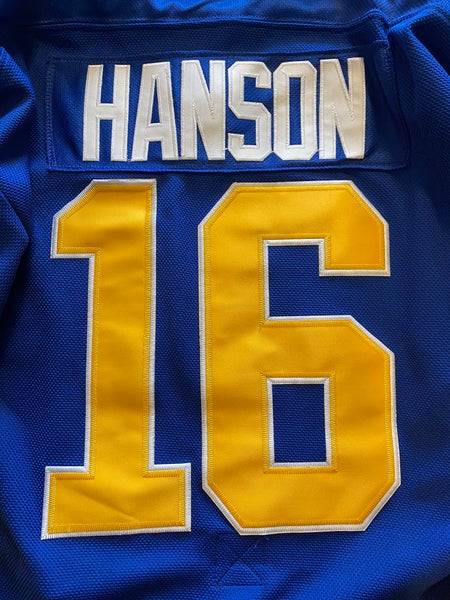 NEW**Slap Shot Hanson Brothers #16 Hockey Jersey Size Large