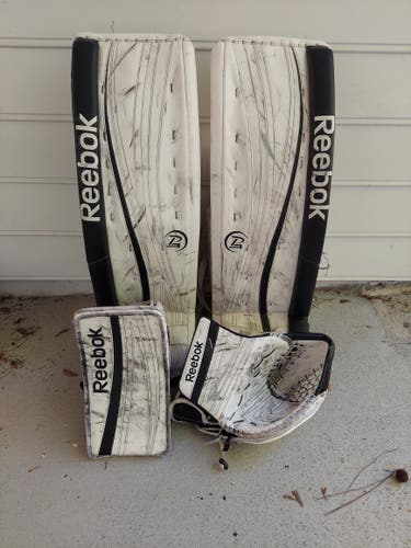 Used 35+2" Reebok Regular Premier 4 Goalie Full Set, 580 Glove