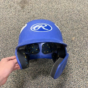 Used 6 3/8 - 7 1/8 Rawlings Batting Helmet