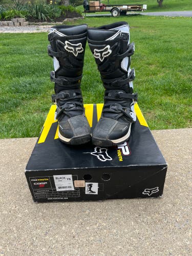 Fox youth comp 5 dirt bike boots