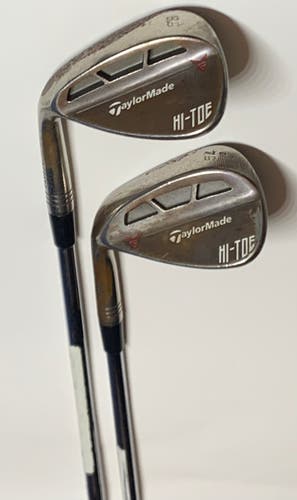 Left Handed TaylorMade Hi-Toe 54 & 58 Wedges KBS Steel Used (2 Wedges)