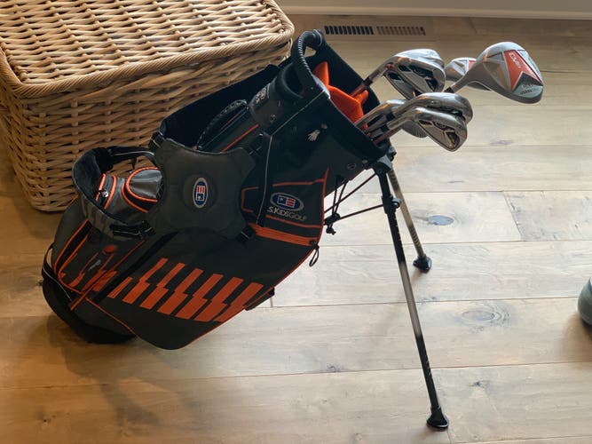 US Kids Ultralight 51 WT-20S Model (7yr To 9yr) Complete 9 Piece Left Hand Club Set