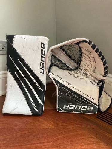 Used Regular Goalie Blocker And Glove