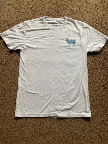 White Mens Medium GOAT USA T Shirt