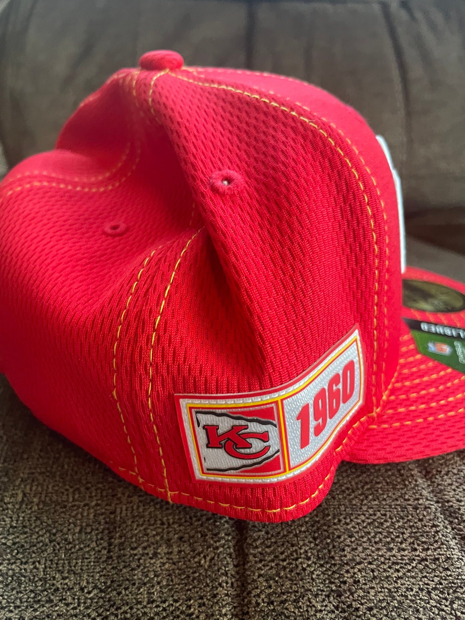 New Era Caps Kansas City Chiefs Throwback 59FIFTY Fitted Hat Red