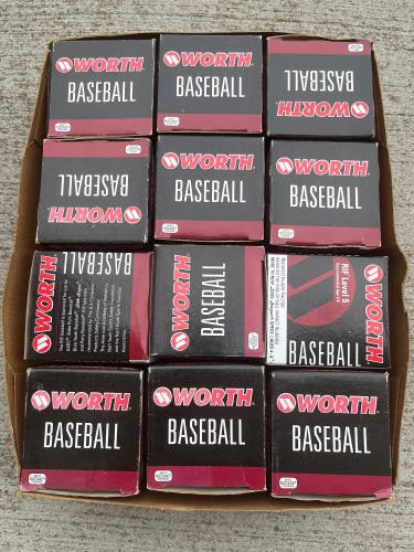 New Worth 12 Pack (1 Dozen) Baseballs