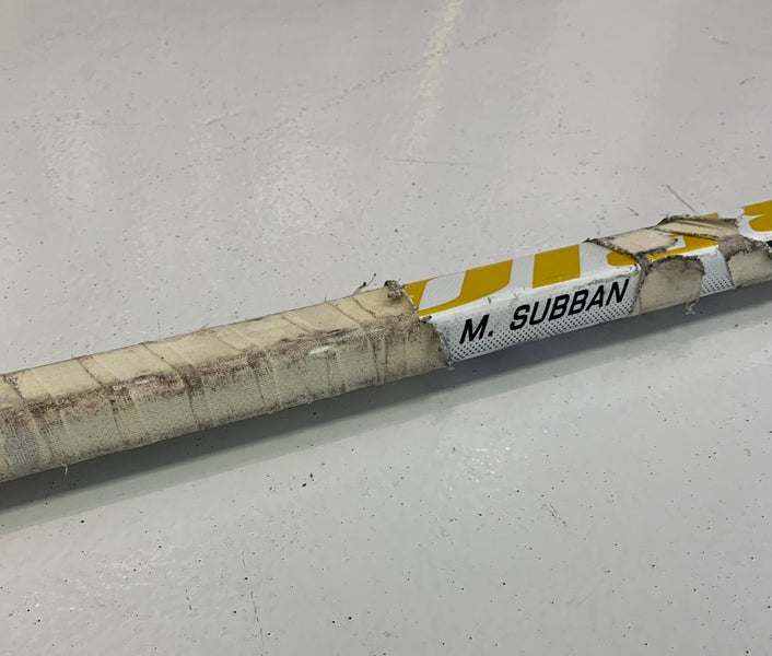 Malcom Subban Game Used Regular 26" Paddle Pro Stock Ritual V1 Pro + Goalie Stick