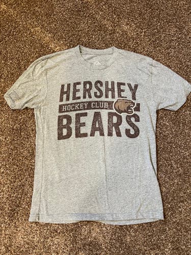 Hershey Bears Gray Used Adult Men's Medium Other Shirts