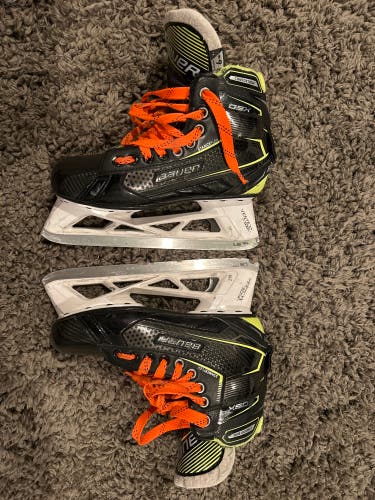 Used Bauer Regular Width  Size 6 GSX Hockey Goalie Skates