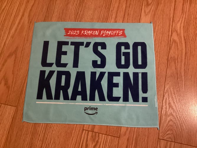 Kraken hockey Rally towel
