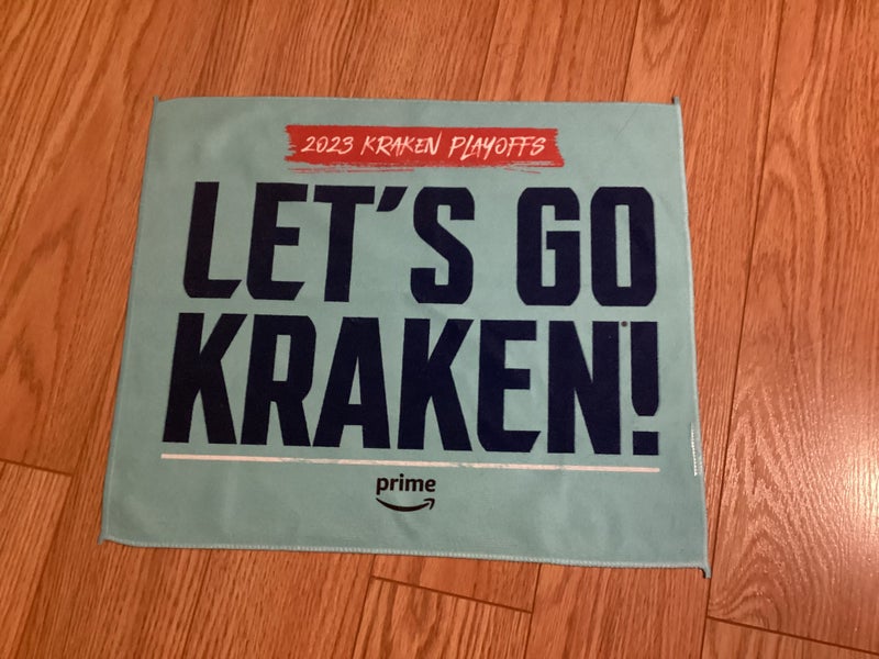 Kraken hockey Rally towel