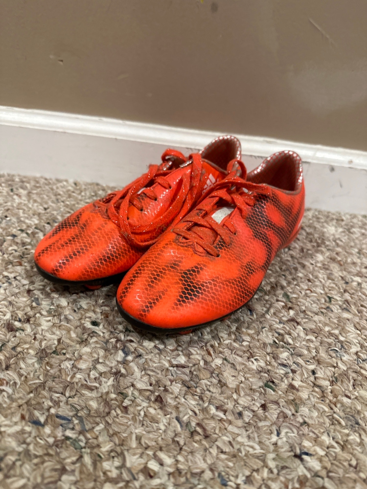 Red Used Size 4.0 (Women's 5.0) Adidas Cleats