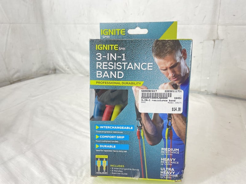 New Spri Ignite 3 in 1 Resistance Band SidelineSwap