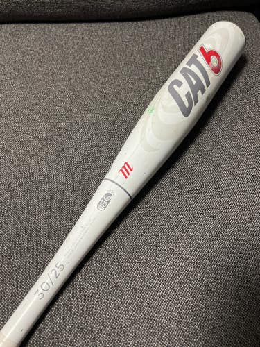 Used USSSA Certified Marucci CAT 6 Alloy Bat -5 25OZ 30"