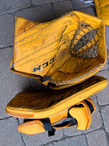 Used Regular EFlex 5 Glove and Blocker