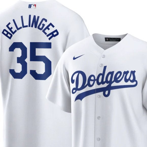 Men's Los Angeles Dodgers Cody Bellinger Nike White/Gold 2021 Gold