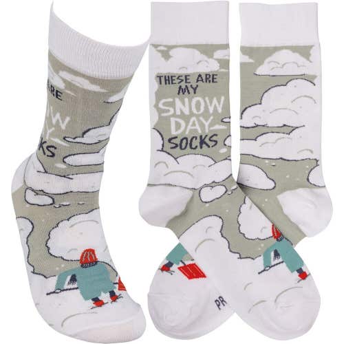 These Are My Snow Day Socks - Adult Unisex Theme Socks