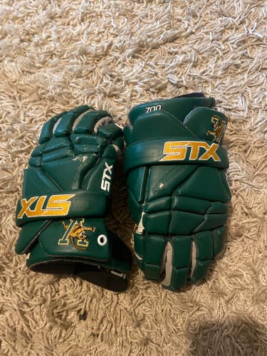 Used Player's Vermont STX 13" Surgeon 700 Lacrosse Team Issued Gloves