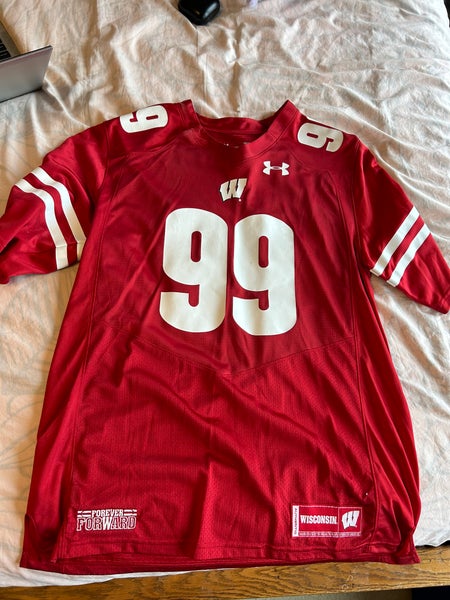 Buy J.J. Watt Red Wisconsin Badgers Jersey. Authentic J.J. Watt Red Jersey  For Sale.