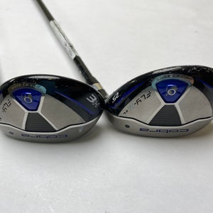 Cobra Fly-Z XL 3 & 5 Hybrid Set 19* 25* 60g Senior Graphite Mens RH