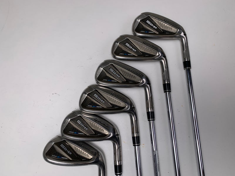 Taylormade SIM2 MAX Iron Set 5-9+SW KBS Max MT 85g Regular Steel Mens RH