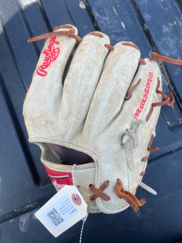 Used Rawlings Heart of the Hide Left Hand Throw Baseball Glove 11.75"