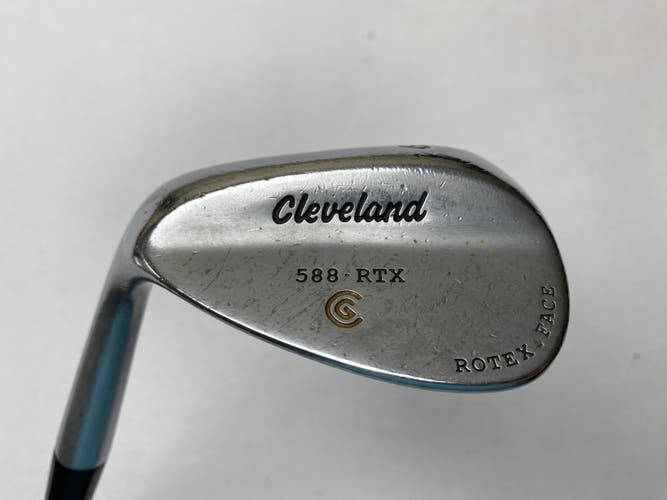 Cleveland 588 RTX Satin Chrome Lob Wedge LW 60* 8 DG Wedge Steel Mens LH