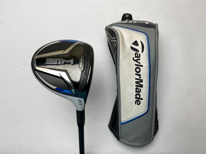 Taylormade SIM MAX 5 Fairway Wood 18* Project X HZRDUS Smoke 6.5 Extra Stiff RH