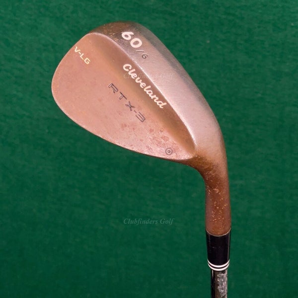 Cleveland RTX-3 V-LG Tour Raw 60-6 60° Lob Wedge Dynamic Gold Steel Stiff