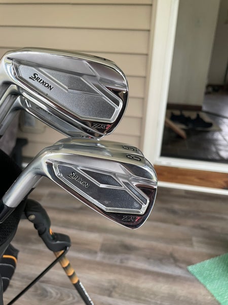 Brand New Men's Srixon Left Hand ZX7 Iron Set Stiff Flex 7 Pieces Steel Modulus 3 Shaft
